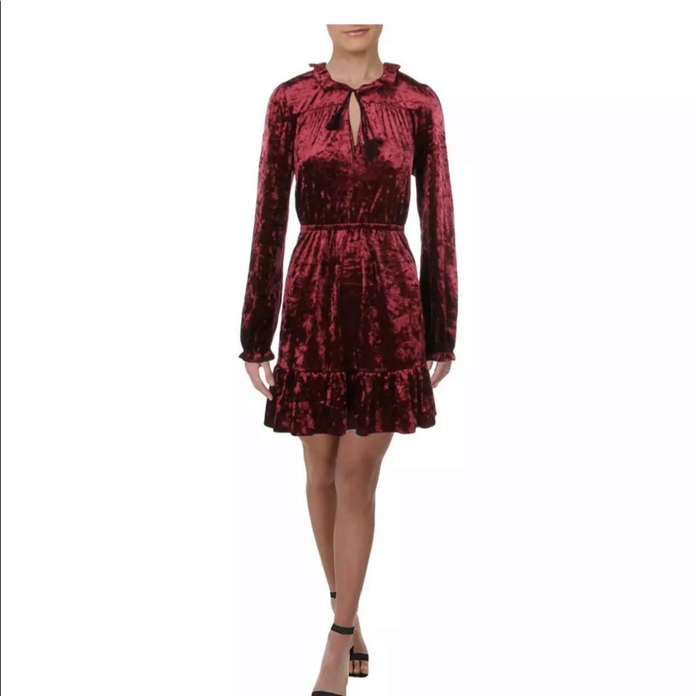 Burgundy dress size m